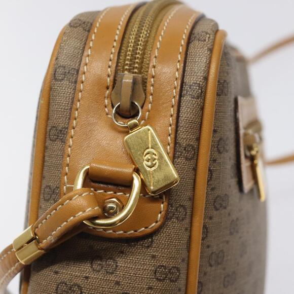 GUCCI Micro GG Supreme Shoulder Bag Pvc Beige Gold 007 113 007 113 - Picture 14 of 16